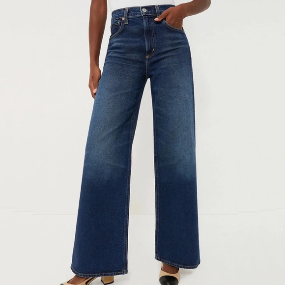 Citizens Of Humanity Blue Flare & Wide Leg Jeans